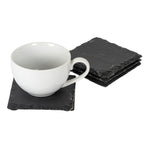 Set of Four Square Slate Coasters – alternate view 2