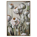 Poppy Heads Hand Painted Canvas in Frame – alternate view 2
