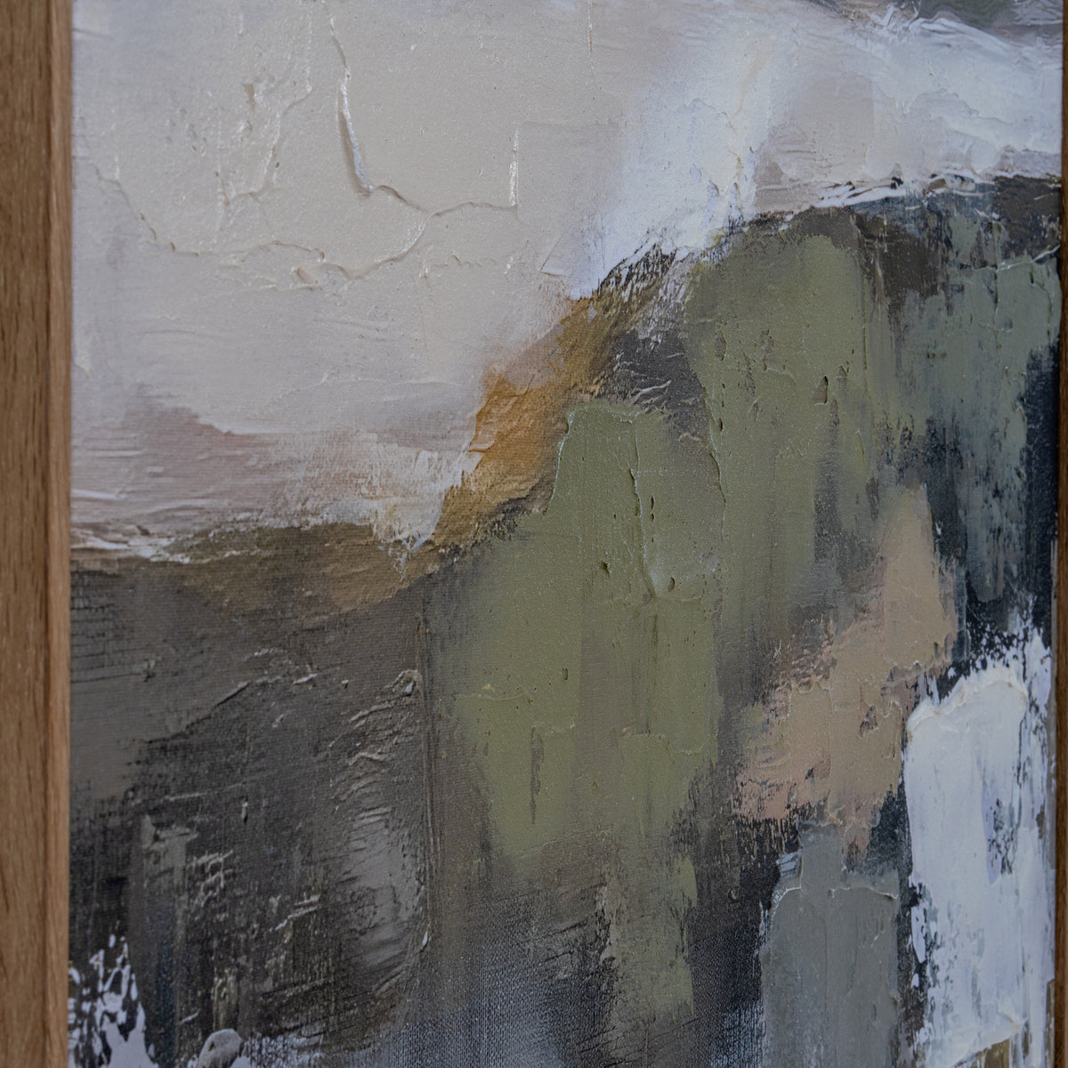 Hillside View Hand Painted Canvas in Frame – alternate view 3