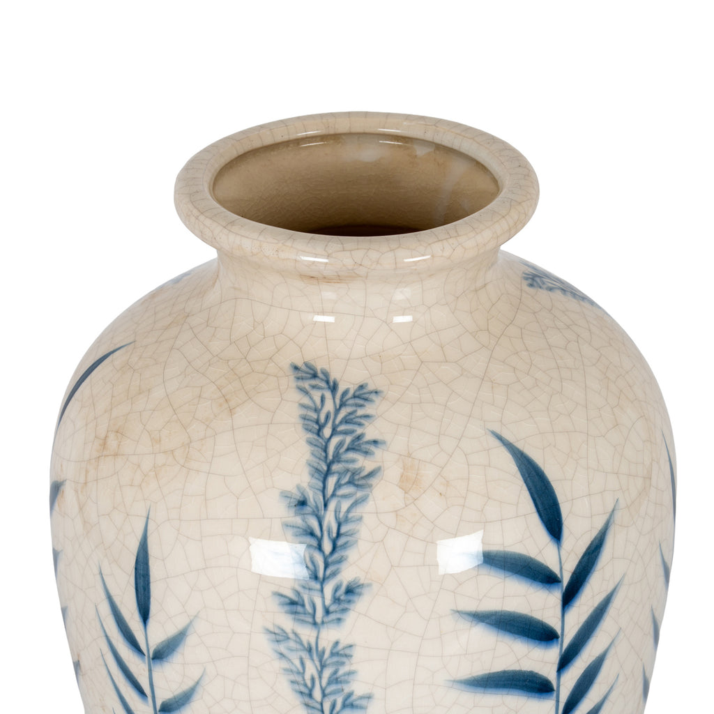 Classic Blue Flora Juniper Vase – alternate view 3