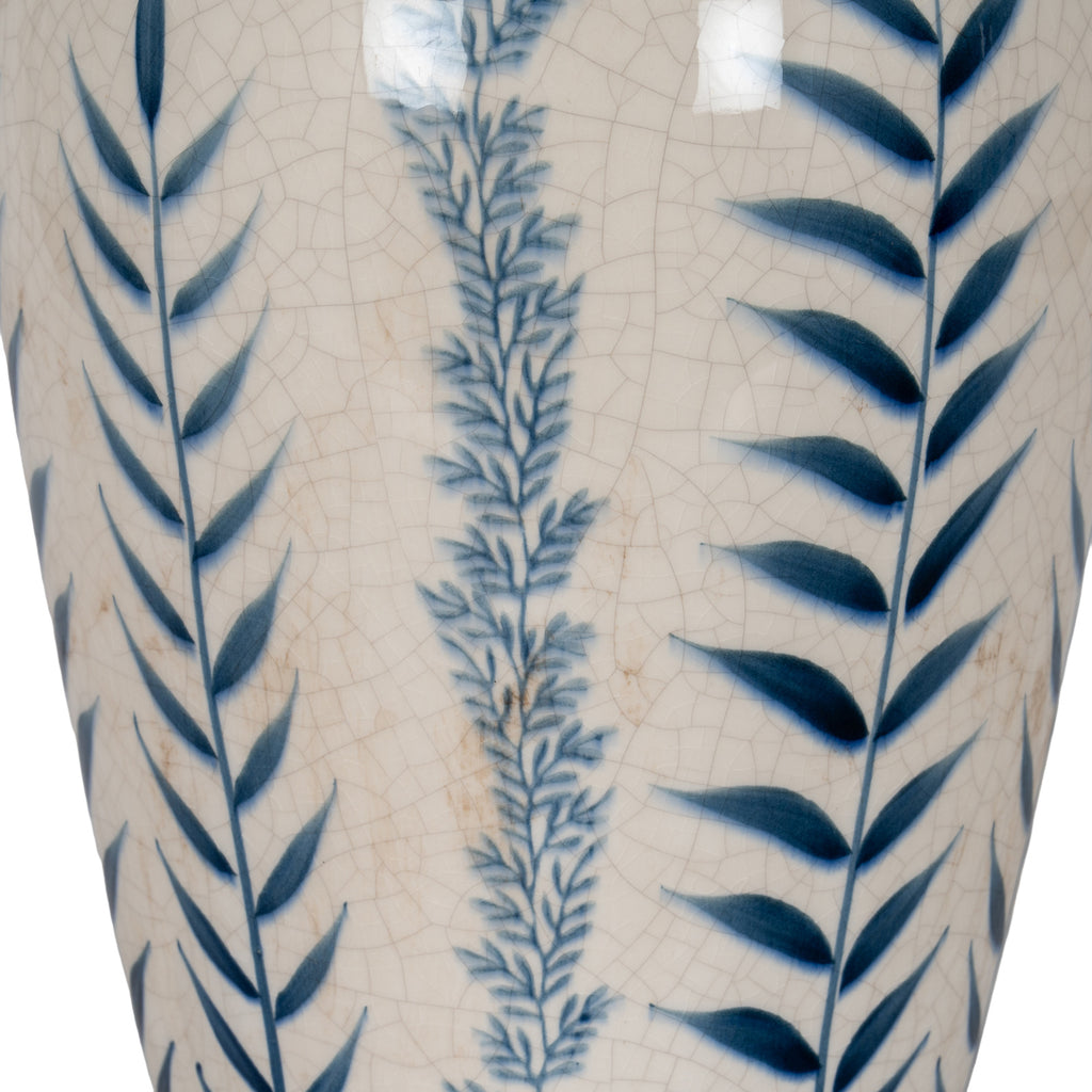 Classic Blue Flora Juniper Vase – alternate view 4
