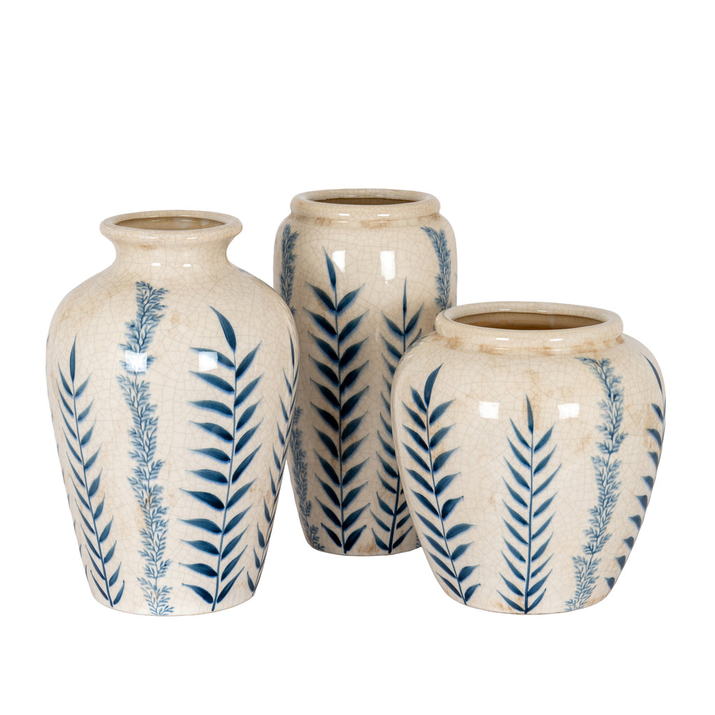 Classic Blue Flora Juniper Vase – alternate view 5