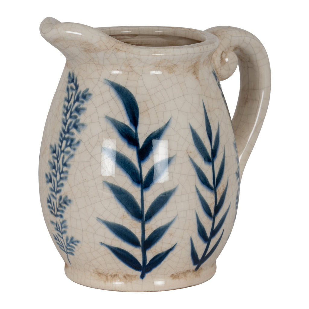 Small Blue Flora Olpe Jug Vase – alternate view 2