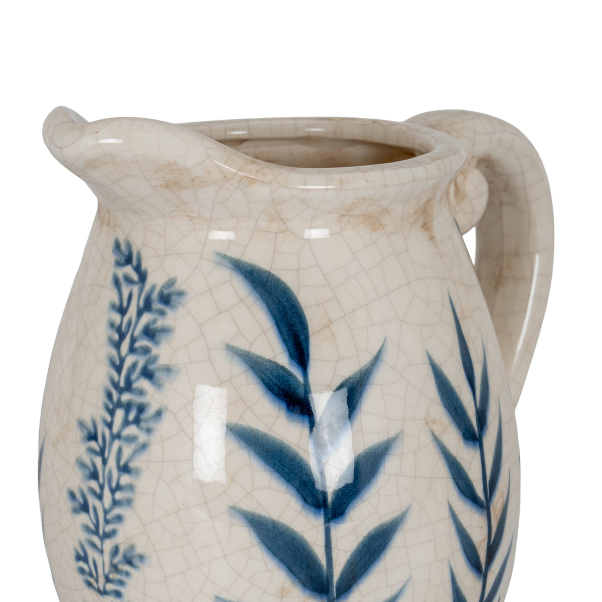 Small Blue Flora Olpe Jug Vase – alternate view 3
