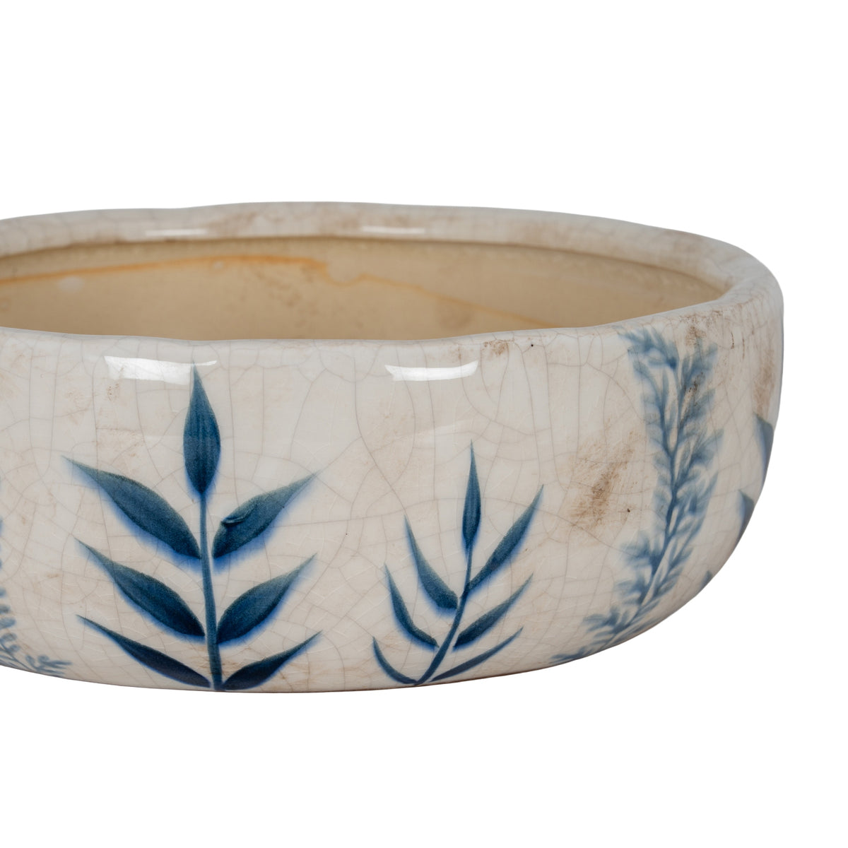 Small Blue Flora Bowl Pot – alternate view 2