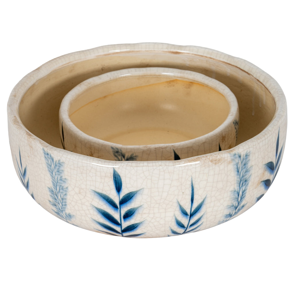 Small Blue Flora Bowl Pot – alternate view 4
