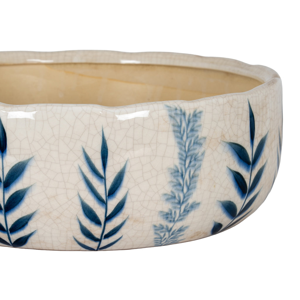 Large Blue Flora Bowl Pot – alternate view 2