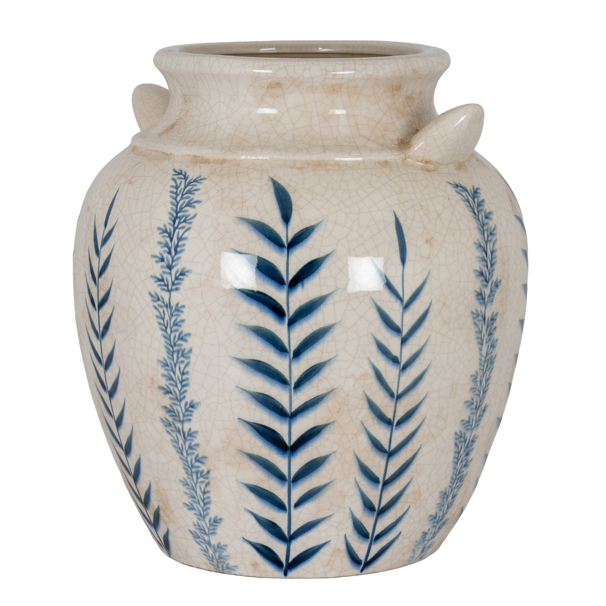 Blue Flora Amphora Vase – alternate view 2