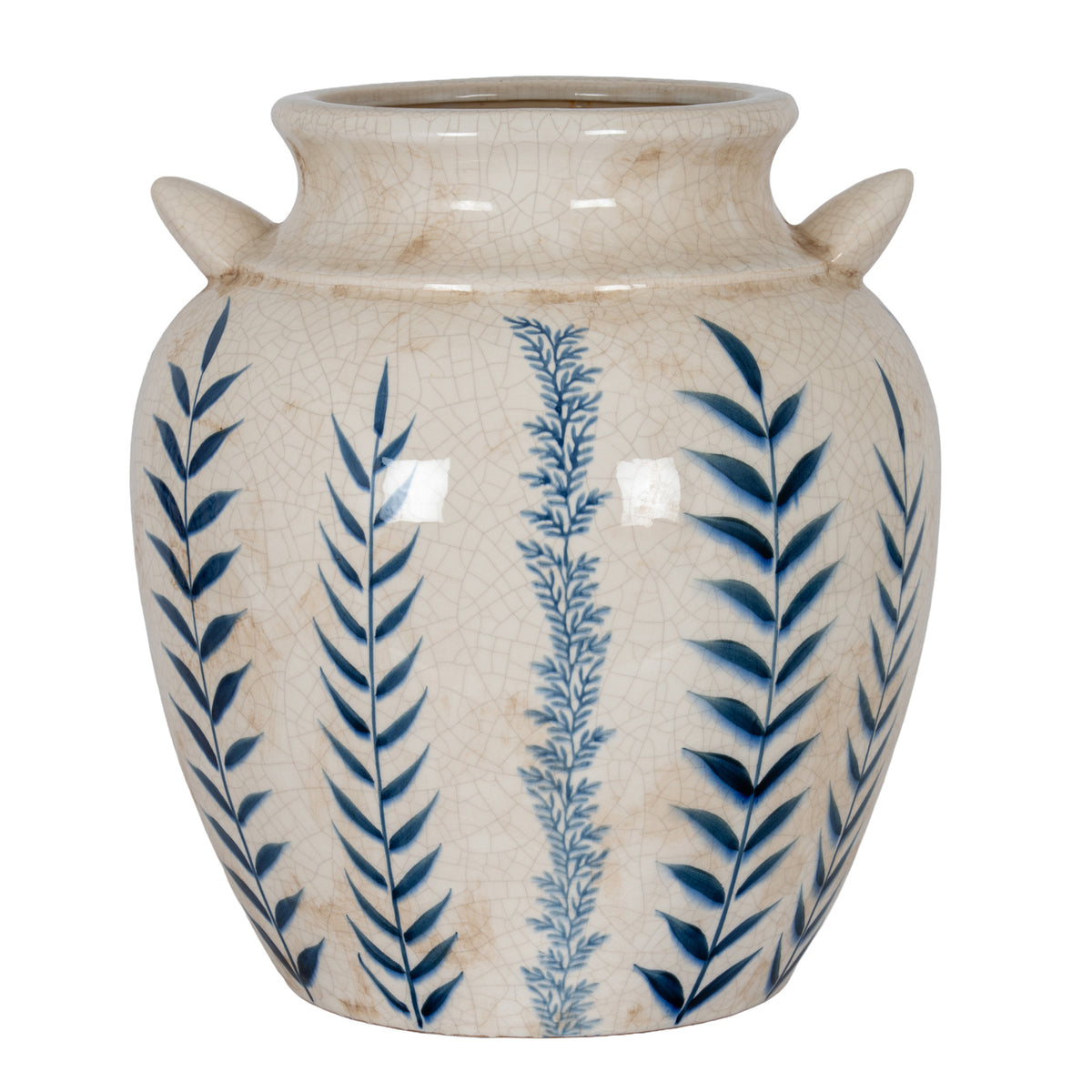 Blue Flora Amphora Vase – alternate view 3