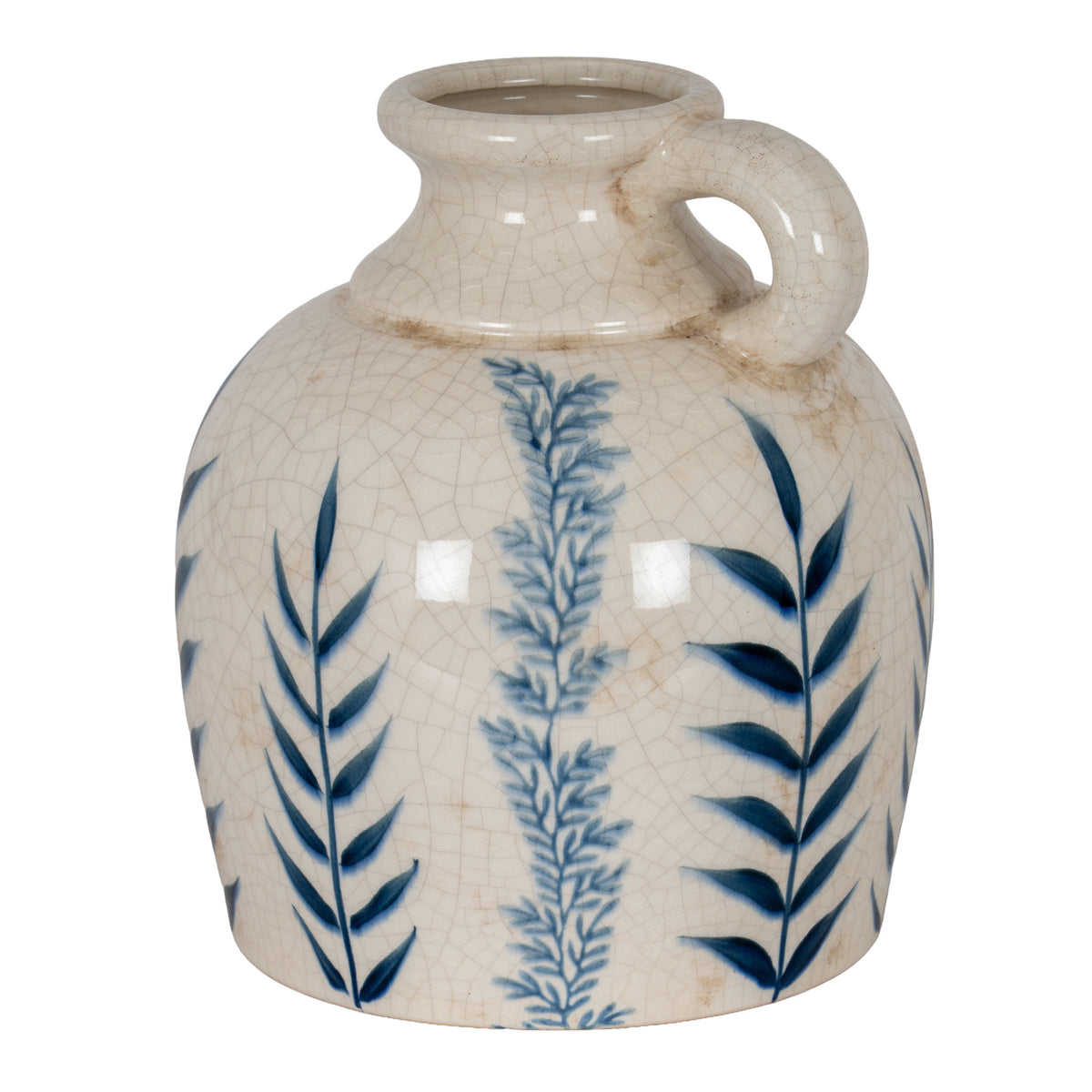 Blue Flora Amphora Jug Vase – alternate view 2
