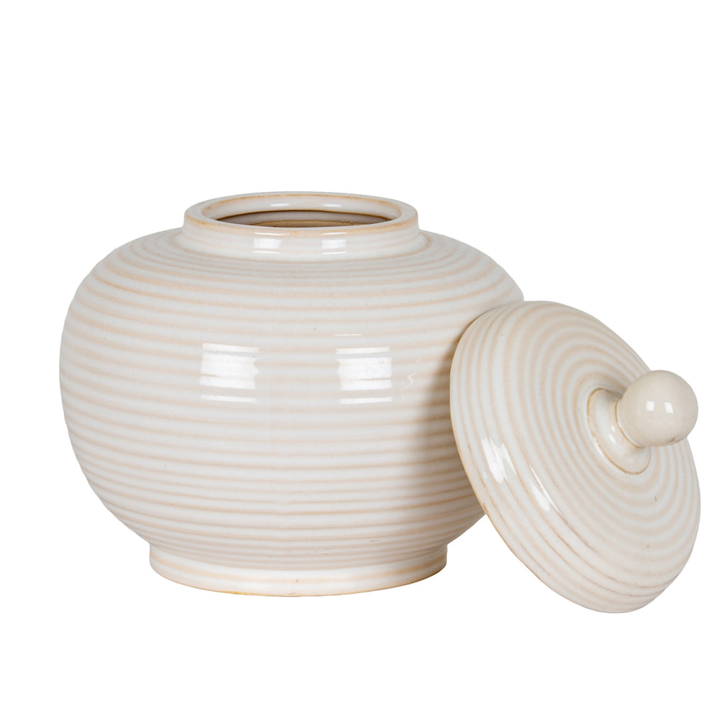 Neva Small Lidded Ceramic Jar