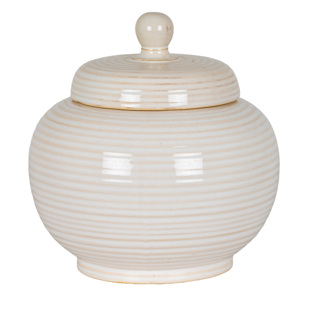 Neva Small Lidded Ceramic Jar