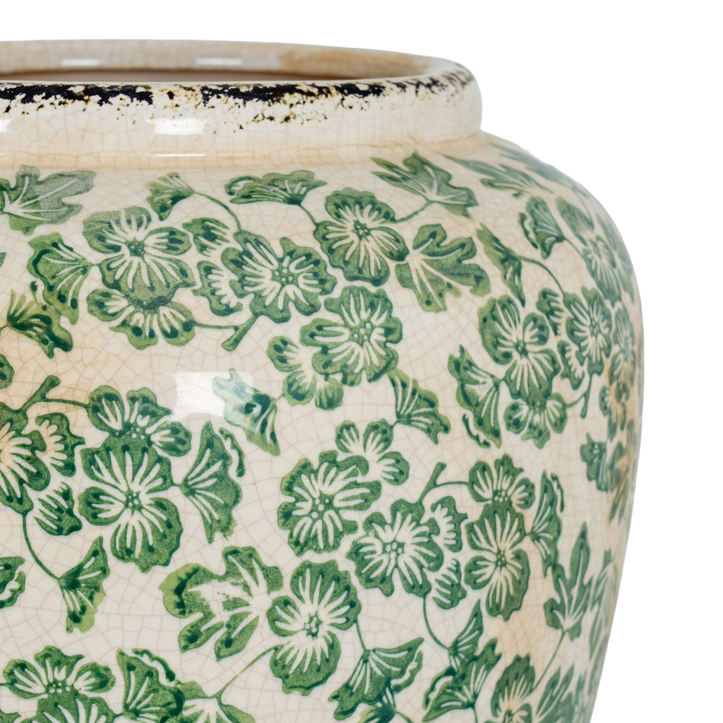 Large Green Clover Olpe Vase – alternate view 2