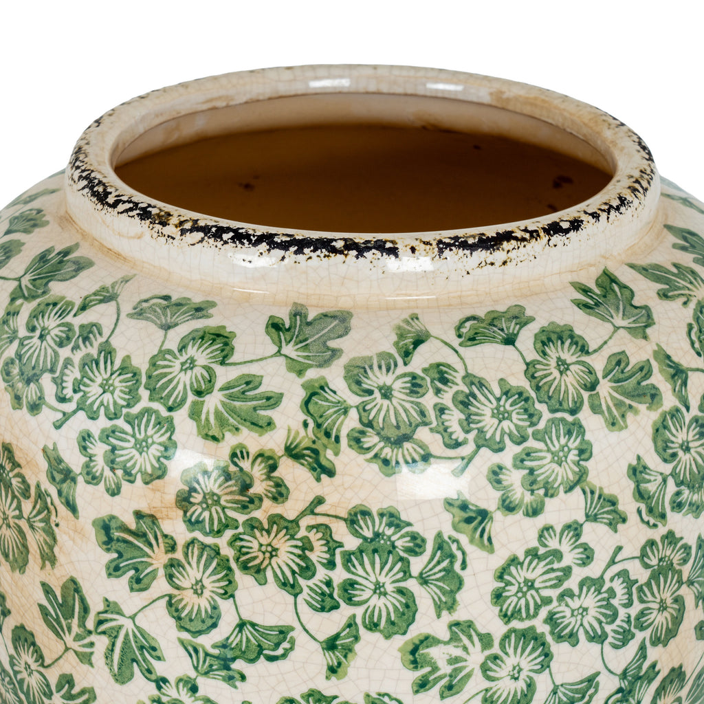Large Green Clover Olpe Vase – alternate view 3