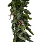 Woodland Pine Garland With Pinecones – alternate view 2