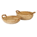 Artisan Deep Bowl With Rope Handles