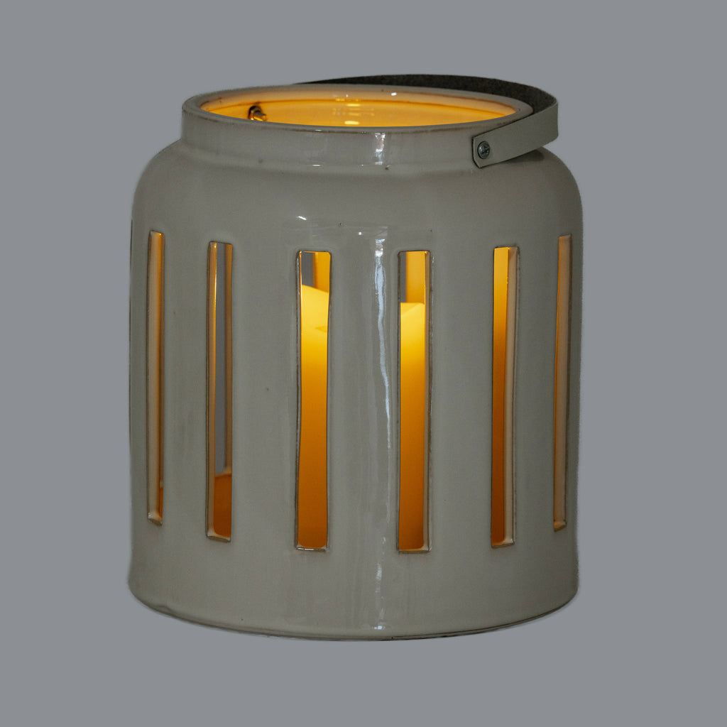 Novi Large Ceramic Rectangle Window Lantern
