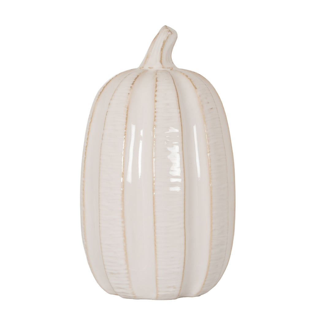 Orlune Tall Ceramic Pumpkin