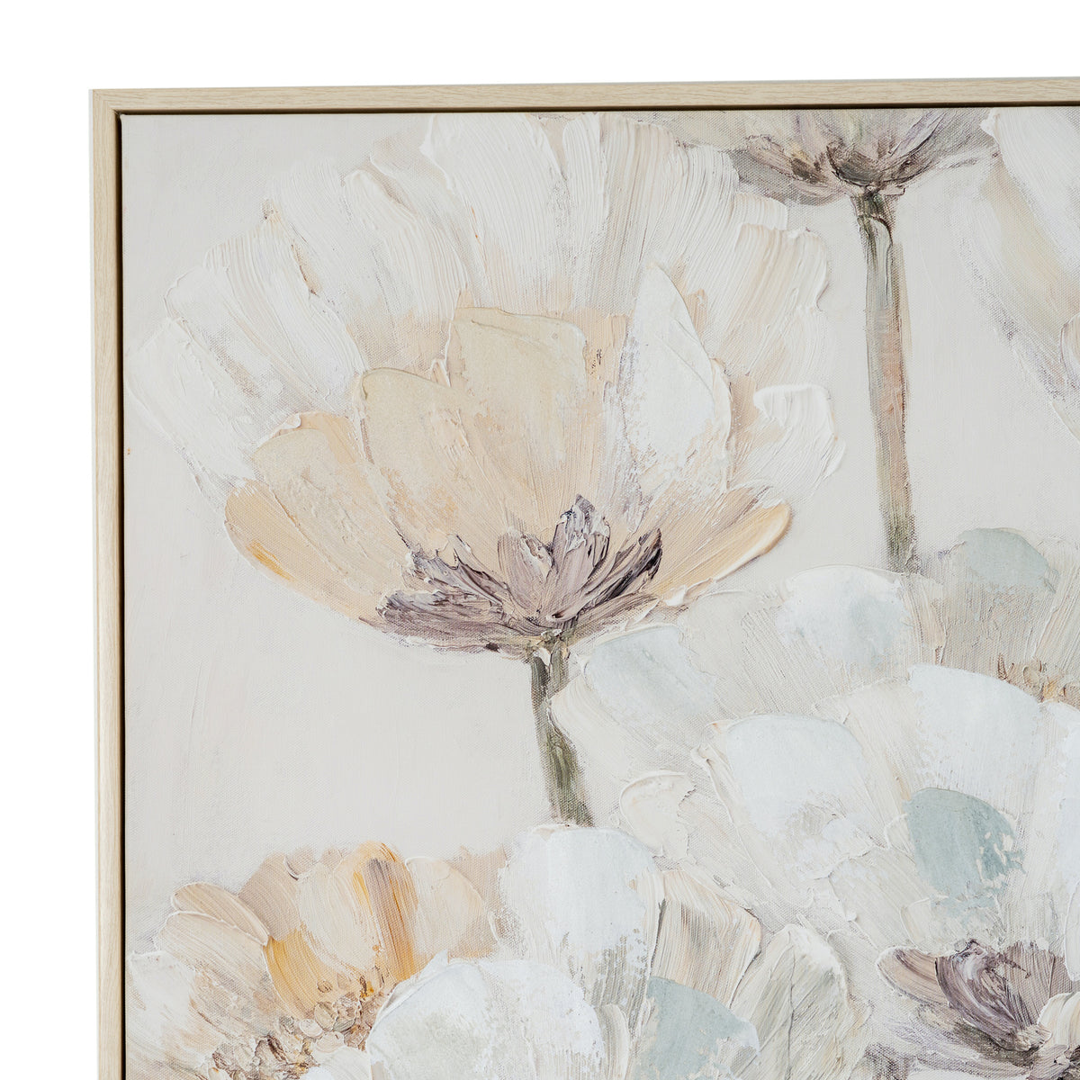 Poppy Meadow Handpainted Canvas in Frame