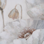 Poppy Stems Handpainted Canvas in Frame