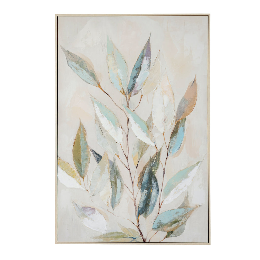 Willow Light Handpainted Canvas in Frame