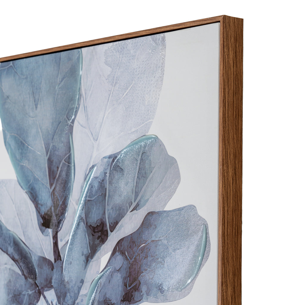 Sevra Eucalyptus Hand Painted Canvas in Frame