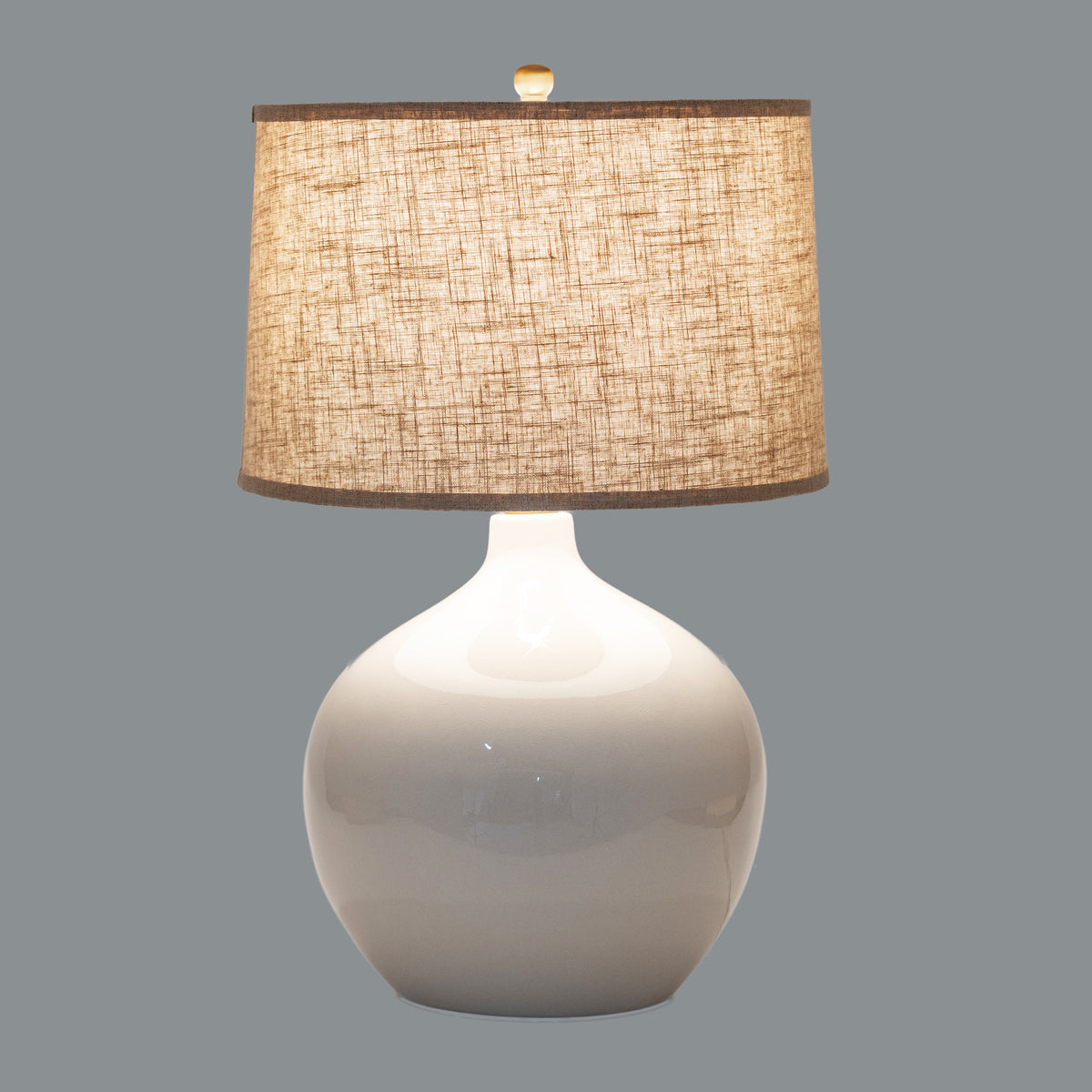 Lucille Ceramic Table Lamp With Linen Shade