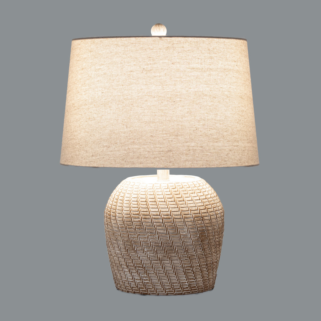Dune Table Lamp With Linen Shade