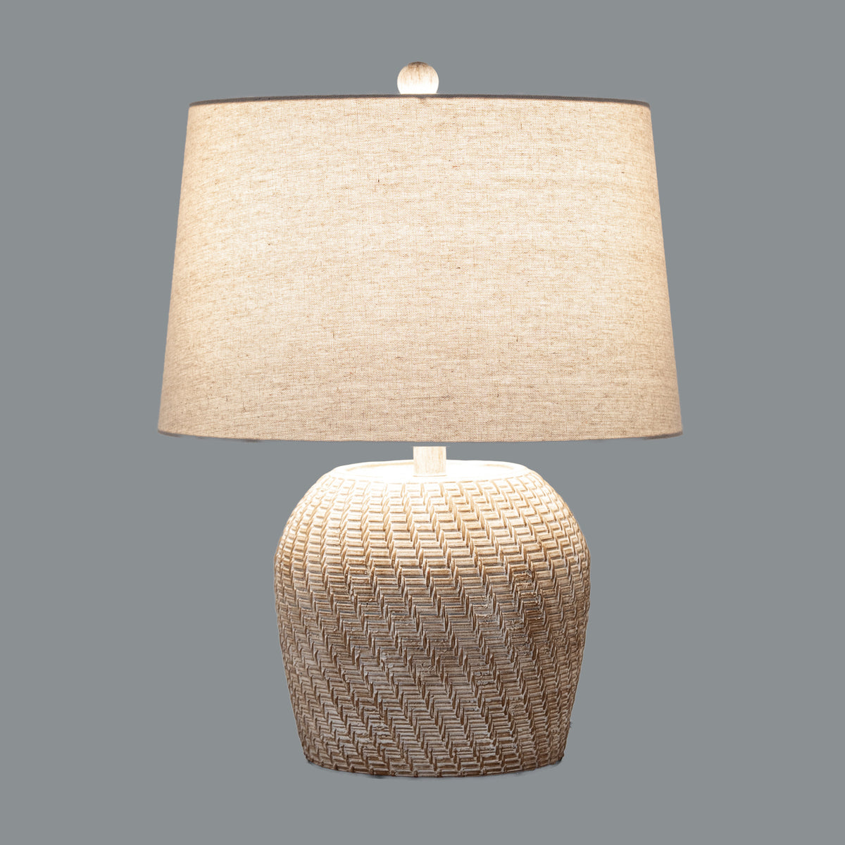 Dune Table Lamp With Linen Shade