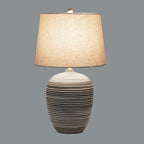 Harbour Ceramic Table Lamp With Linen Shade