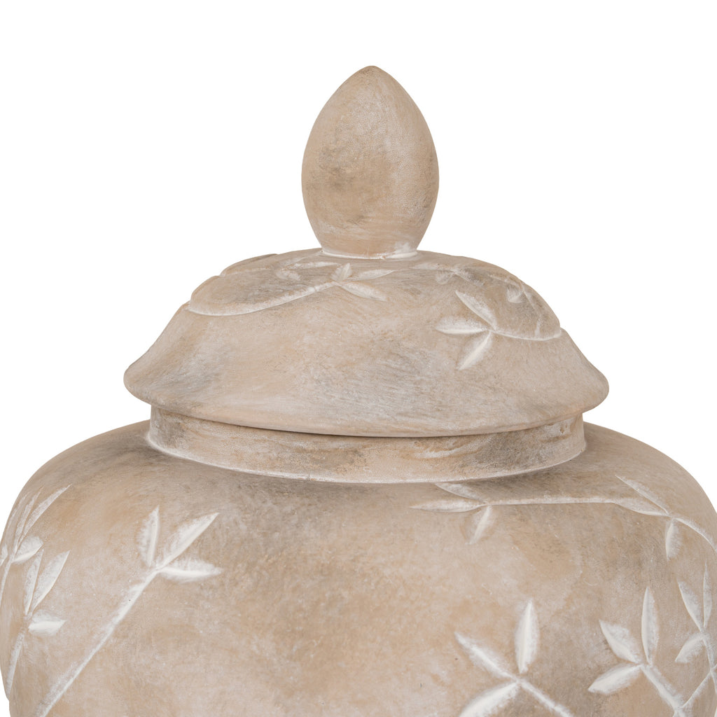 Large Lace Flower Ginger Jar
