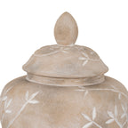 Large Lace Flower Ginger Jar