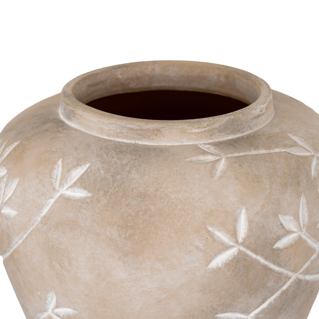 Large Lace Flower Ginger Jar