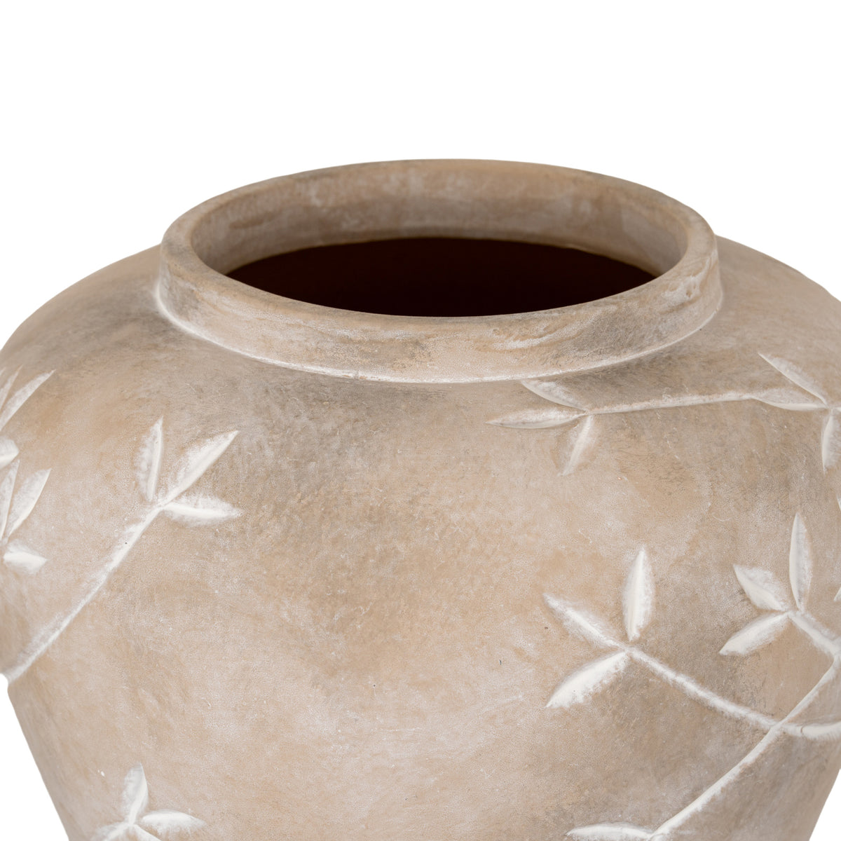Large Lace Flower Ginger Jar