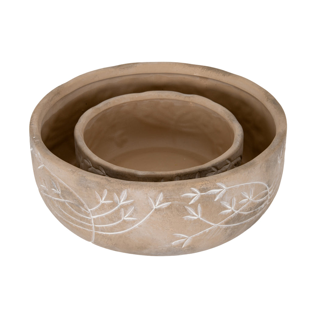 Large Lace Flower Bowl Pot