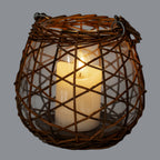 Briar Collection Large Wicker Lace Lantern