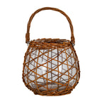 Briar Collection Large Wicker Lace Lantern