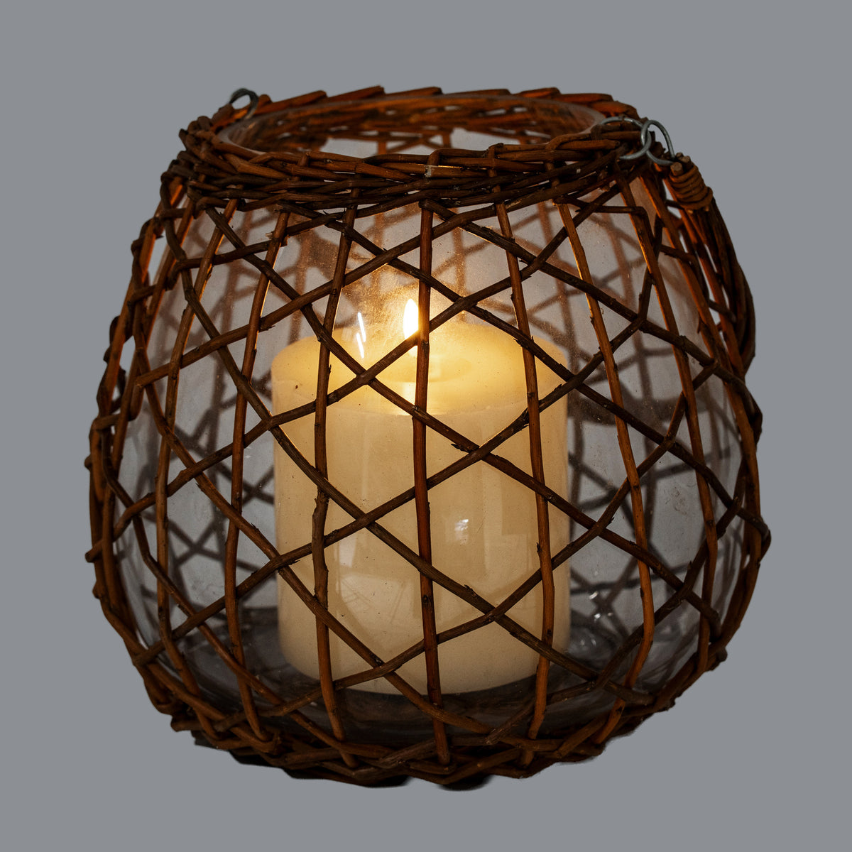 Briar Collection Wicker Lace Lantern