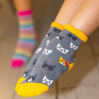 Children's Cat Bamboo-Blend Socks