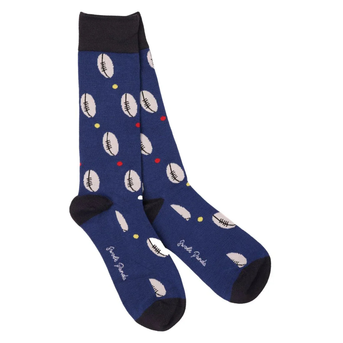 Rugby Ball Comfort Cuff Bamboo-Blend Socks