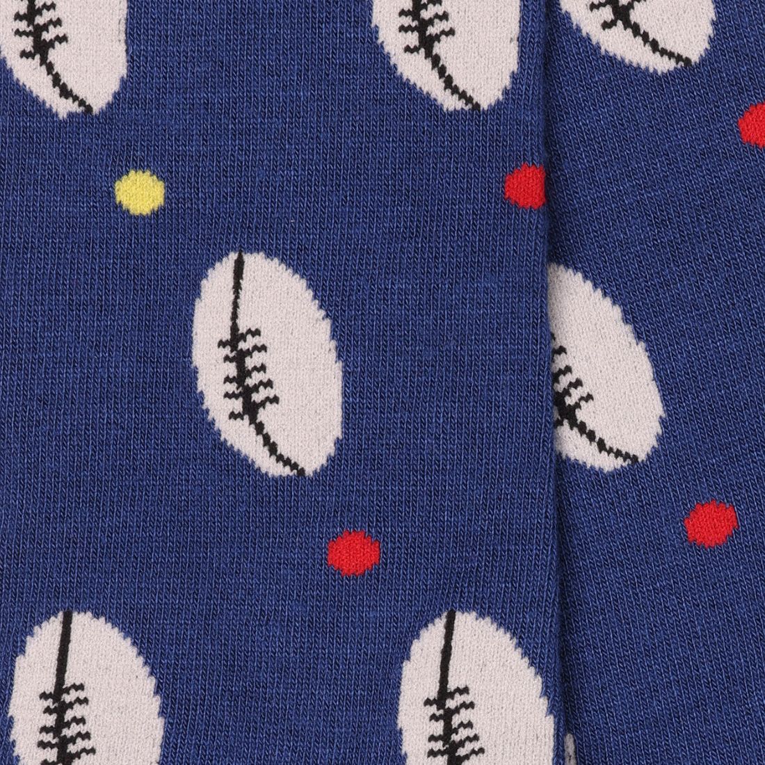 Rugby Ball Comfort Cuff Bamboo-Blend Socks