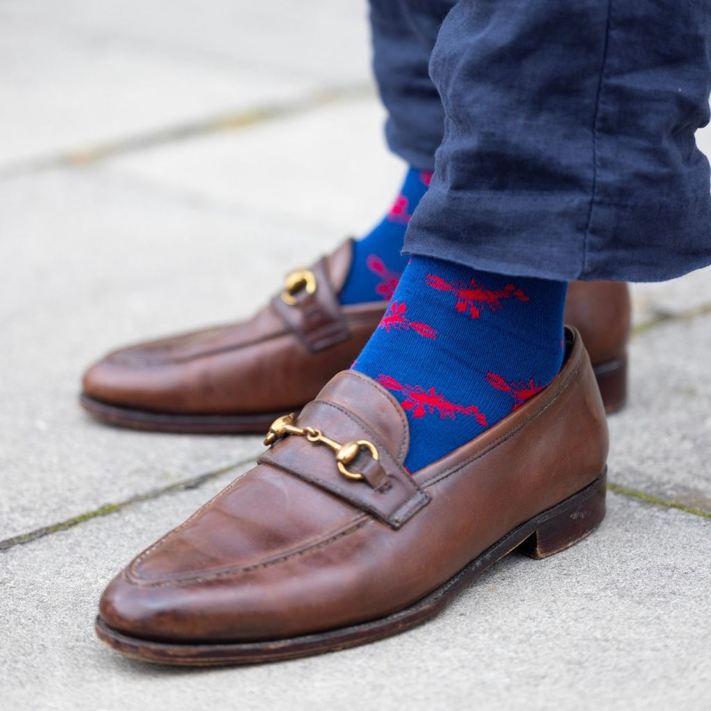 Lobster Bamboo-Blend Socks