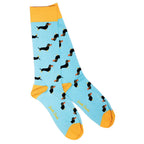 Sausage Dog Bamboo-Blend Socks