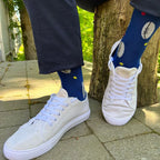 Rugby Ball Comfort Cuff Bamboo-Blend Socks