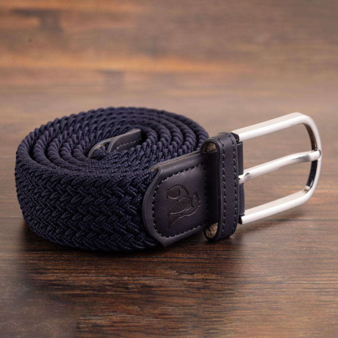 Navy Recycled Woven Belt