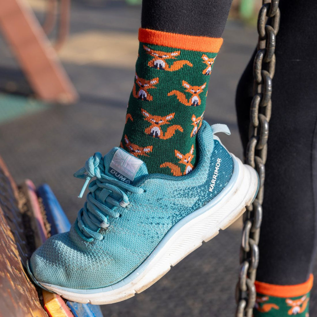 Children's Fox Bamboo-Blend Socks