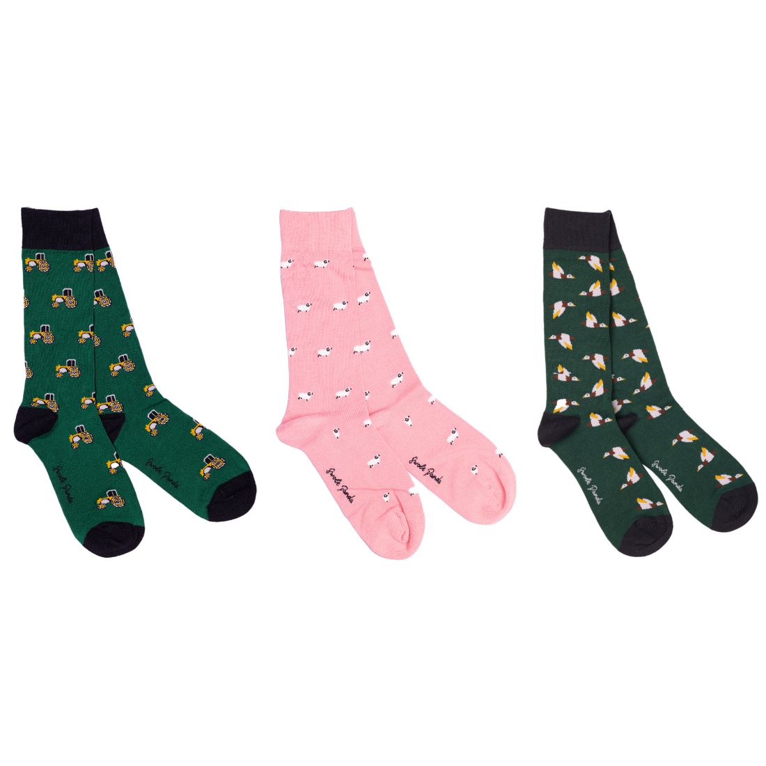 Farm Bamboo-Blend Sock Gift Box, 3 Pairs