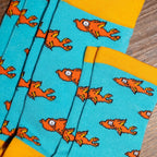 Children's Guppy Fish Bamboo-Blend Socks