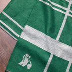 Green Check Bamboo Scarf