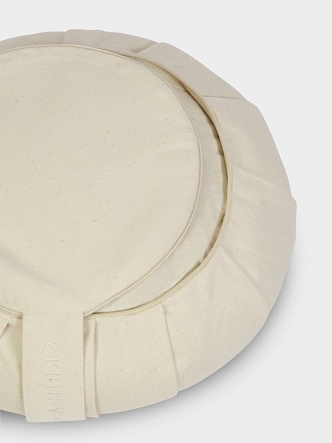 Yoga Studio GOTS Organic Cotton Round Lotus Zafu Buckwheat Cushion
